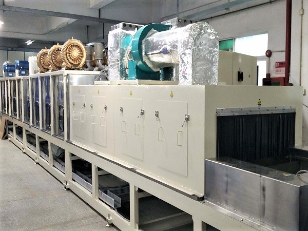 五金沖壓件離子水噴淋清洗機