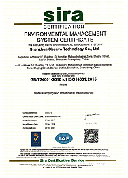 誠(chéng)瑞豐14001體系英文證書(shū)